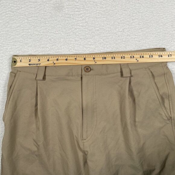 Under Armour Pants Mens 33x24 34R Khaki Tan Performance Golf Chino Pocket Logo‎ - Picture 9 of 13